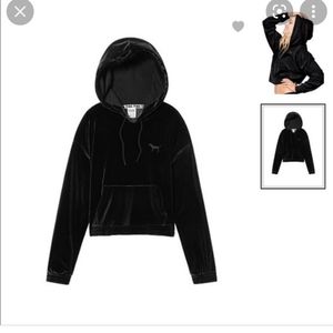 PINK CROP TOP HOODIE